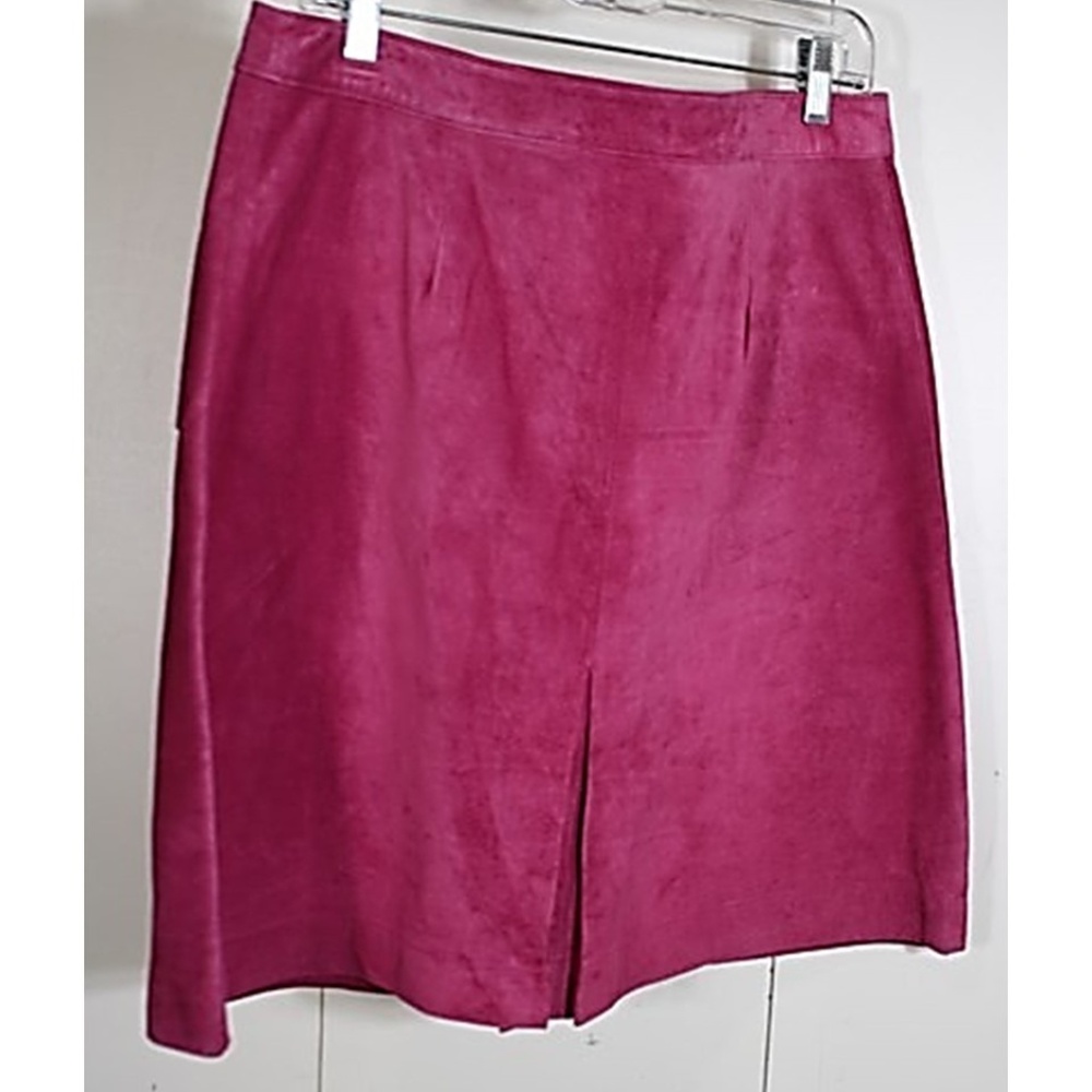 🌸 LILLY PULTIZER PIG SKIN SUEDE DANA SKIRT - Picture 5 of 5